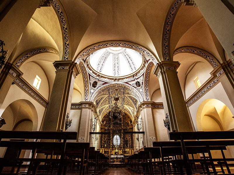 Cascante: Interior de la basílica