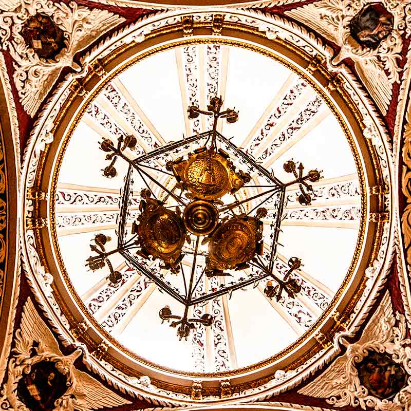 Techumbre de la basílica de Cascante