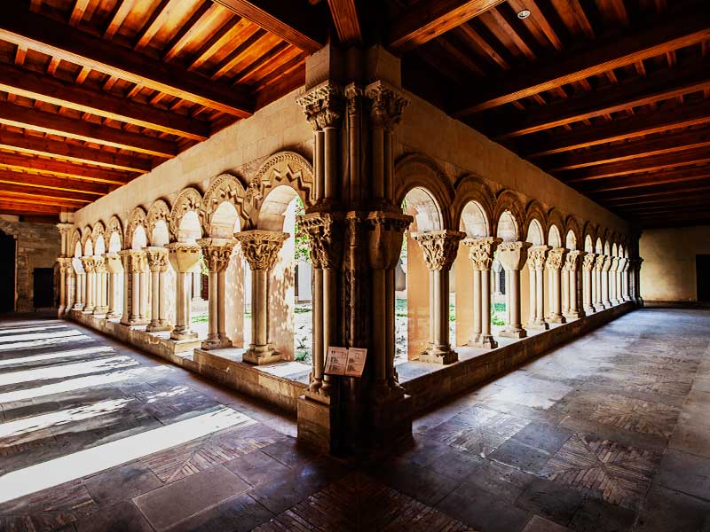 Catedral de Tudela: Claustro románico.