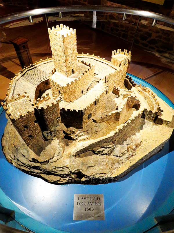 Castillo de Javier: Maqueta.