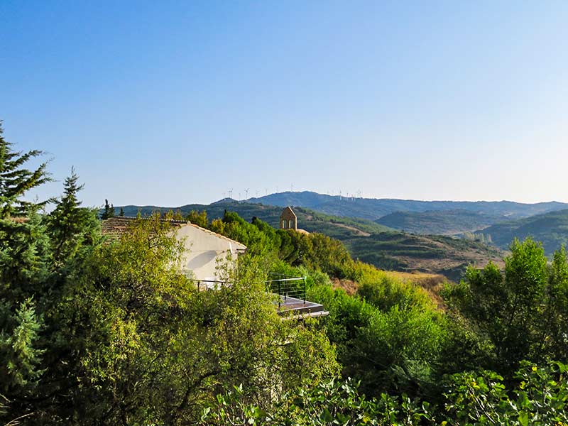San Martín de Unx: Mirador.